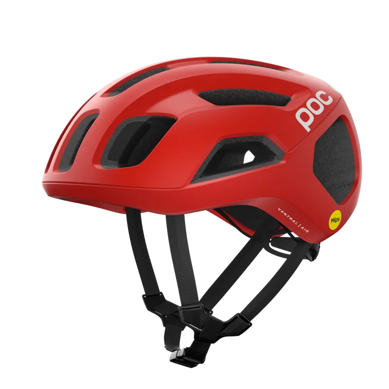POC Ventral Air MIPS Helmet in Prismane Red Matt