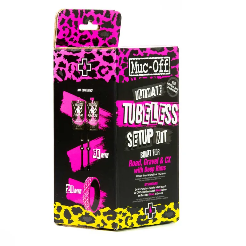 MUC-OFF ULTIMATE TUBELESS SETUP KIT Road 60mm-1