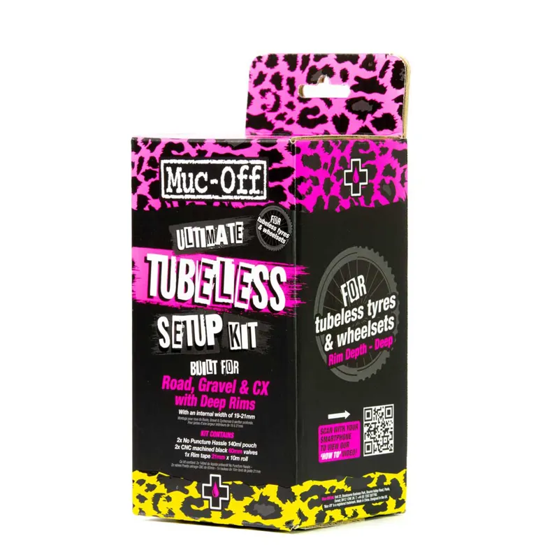 MUC-OFF ULTIMATE TUBELESS SETUP KIT Road 60mm