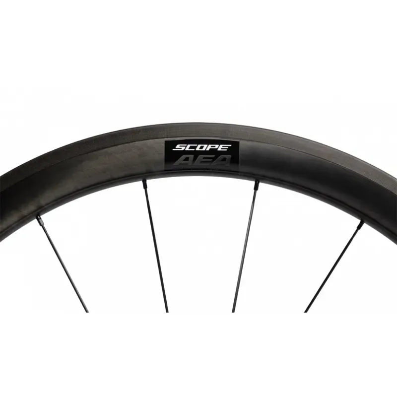 SCOPE R4 Rim Carbon Road Wheelset Black 45mm rim brake-2