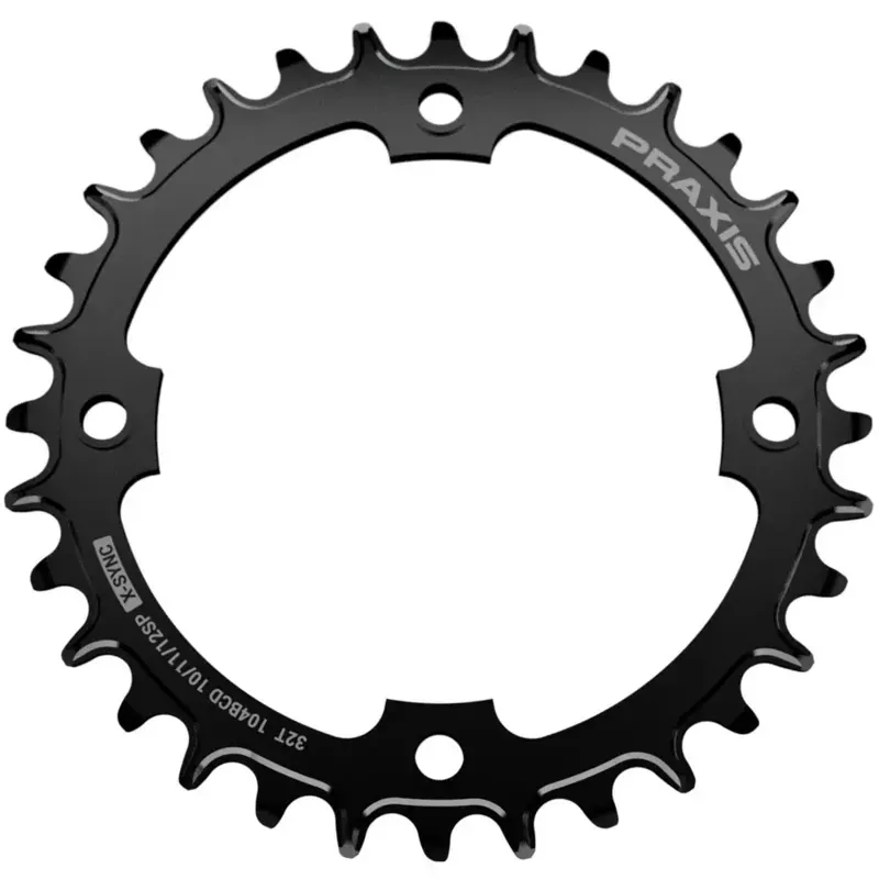 Praxis - E-Ring - 104 BCD NW 1x Direct Threaded Black 3