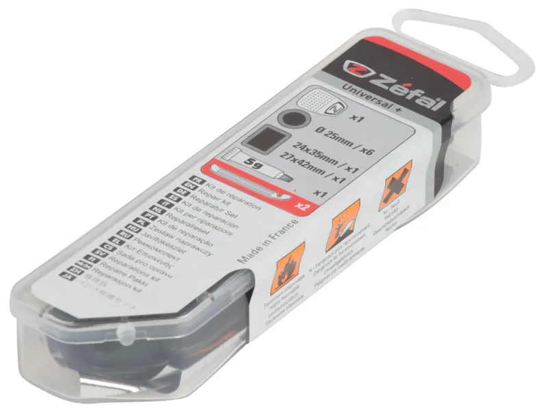 Zefal Universal Repair Kit w/Levers in Clear