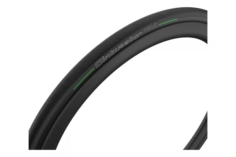 Pirelli Cinturato Velo 700c Tubeless Tyre Black 2022
