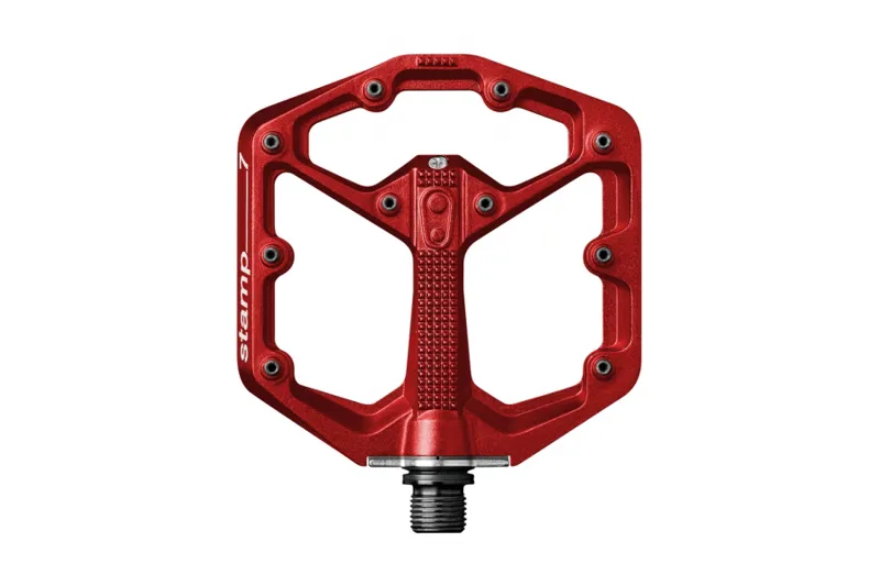 Crankbrothers Stamp 7 Flat Pedals in Red