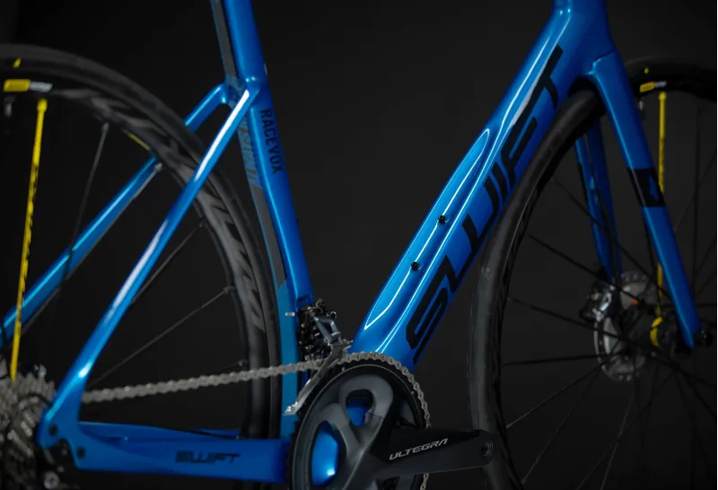 SwiftCarbon Racevox Disc Ultegra Cyan Blue-4