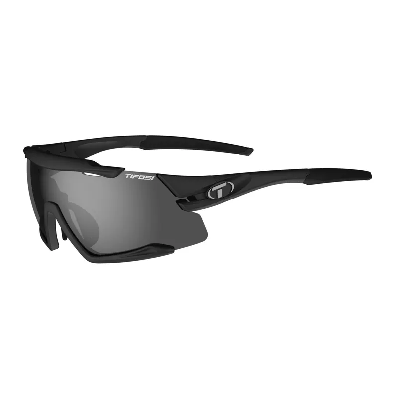 Tifosi Aethon Interchangeable Lens Sunglasses 2019: BLACK size