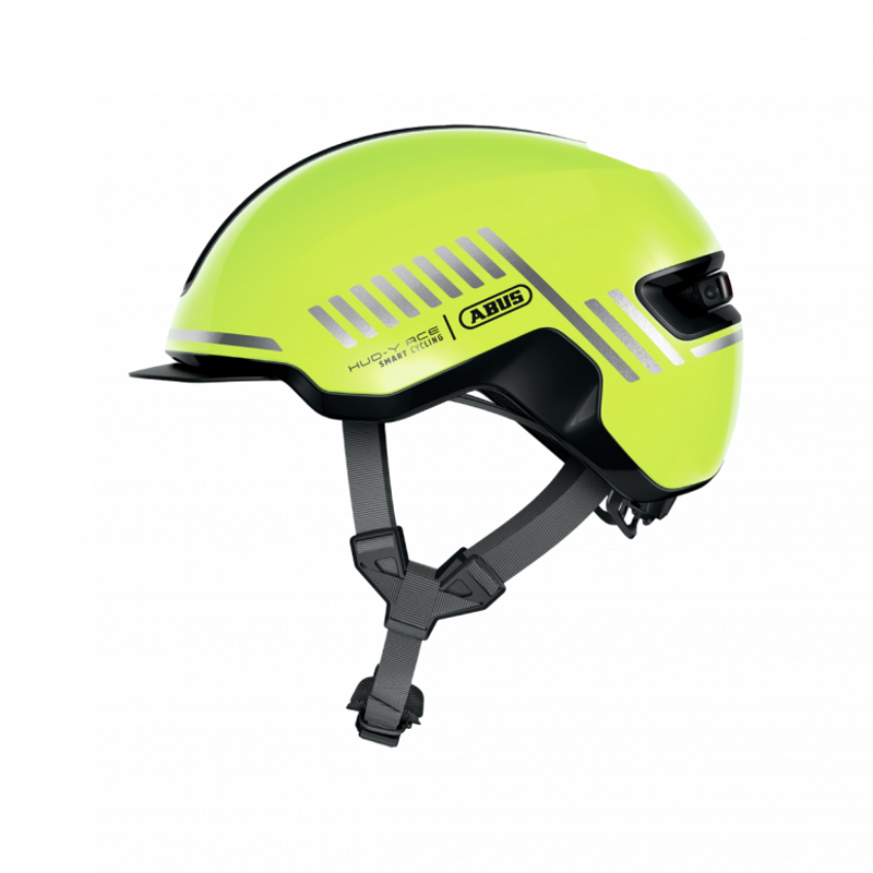 ABUS Hud-Y Urban Helmet In Signal Yellow
