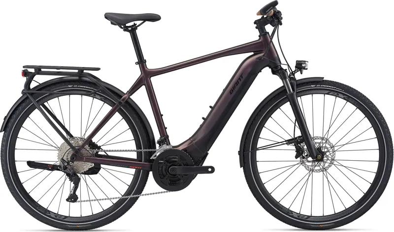 2021 Giant Explore E+ 1 Pro Electric Bike in Purple