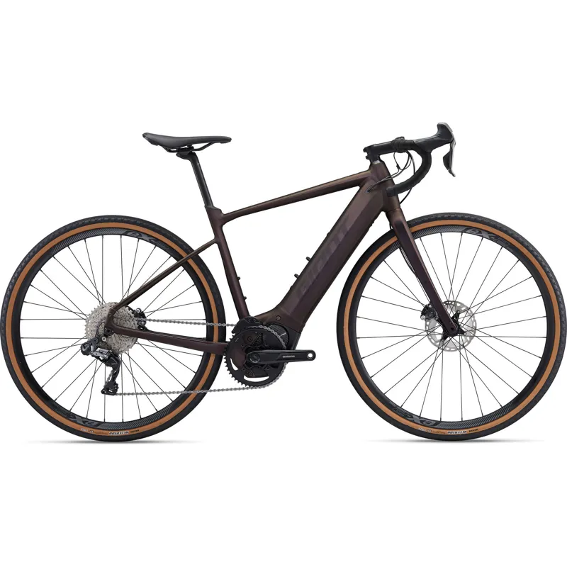 Giant Revolt E+ Electric Gravel Bike in Rosewood