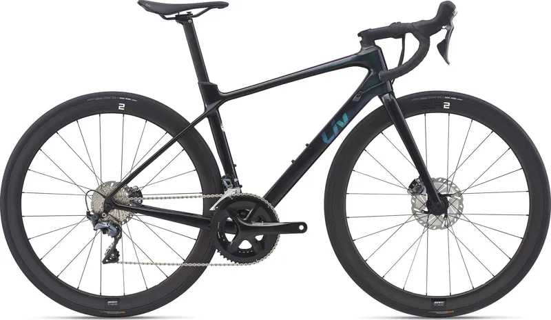 2021 Liv Langma Advanced 1+ Disc Road Bike in Black