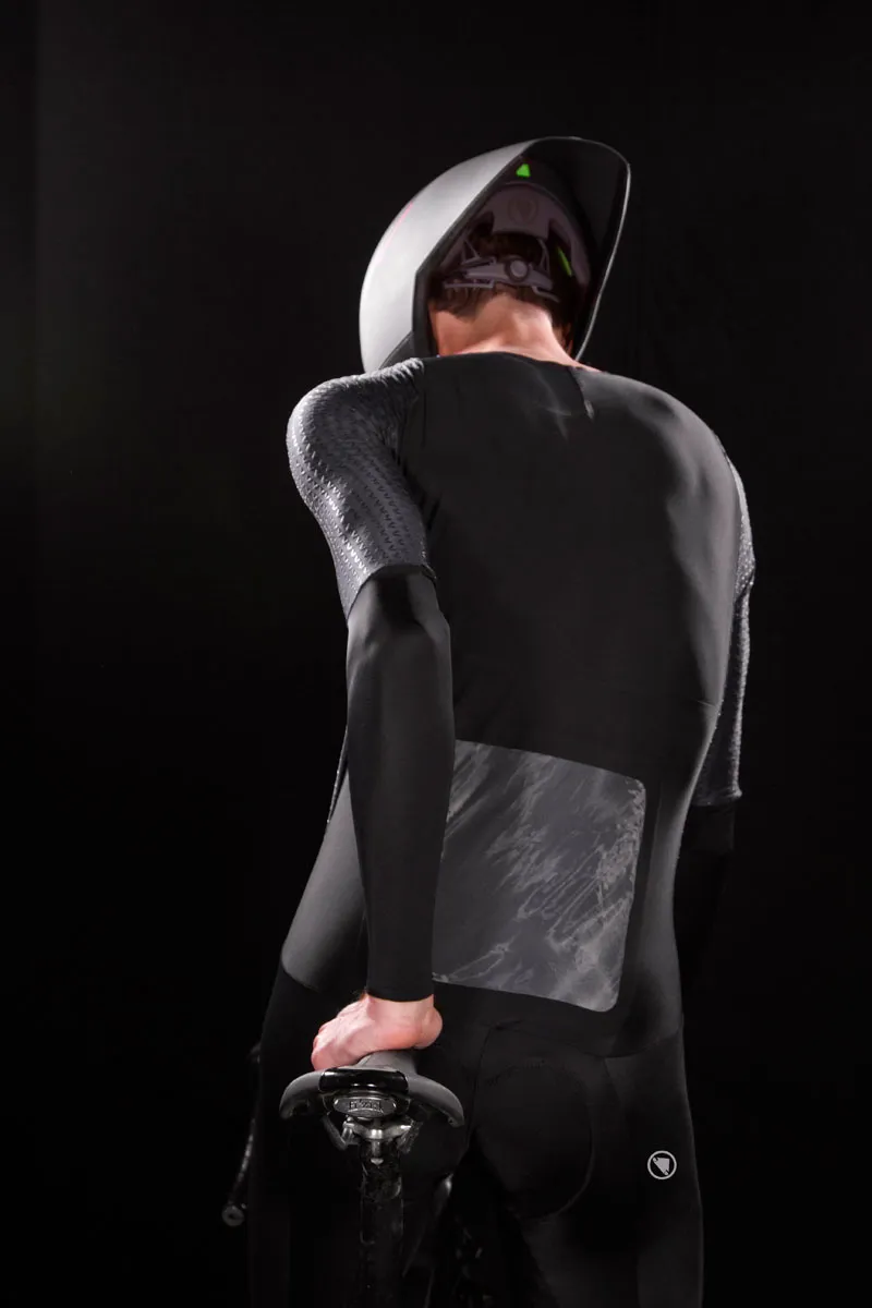 Endura D2Z SST Encapsulator Long Sleeve TT Skin Suit in Black-8
