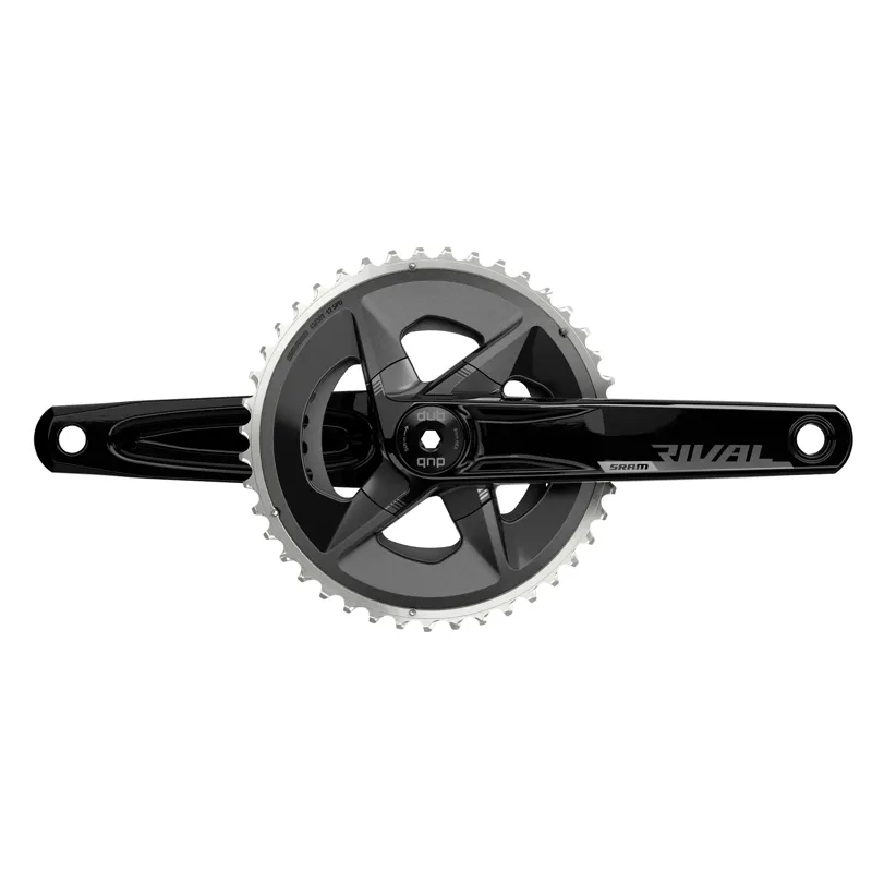 SRAM Rival AXS D1 Dub Wide Crankset in Black