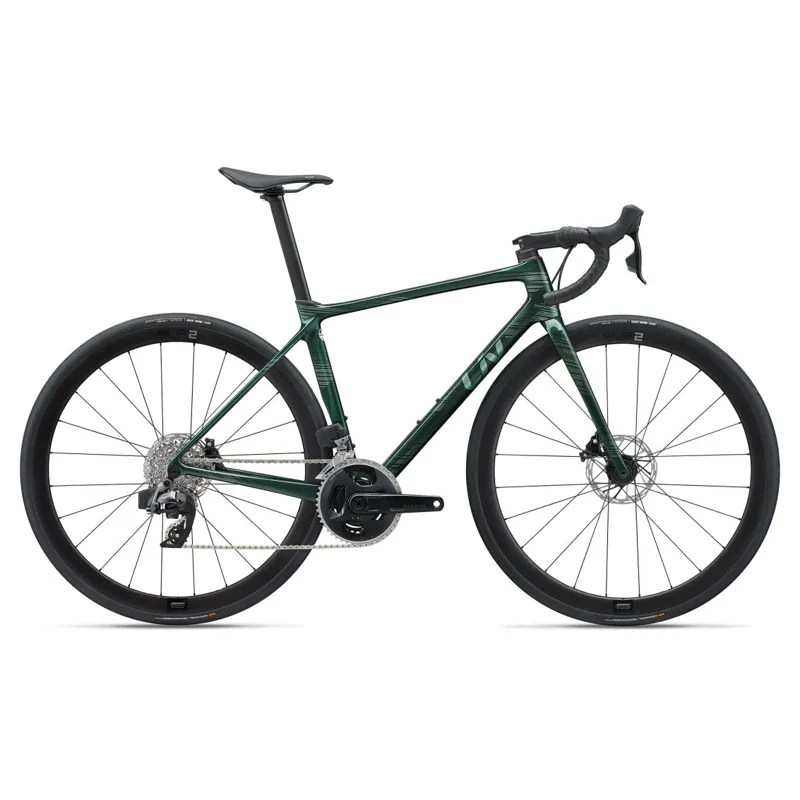 Liv Langma Advanced Pro Disc 1 AR Women's Road Bike in Kelp Forest