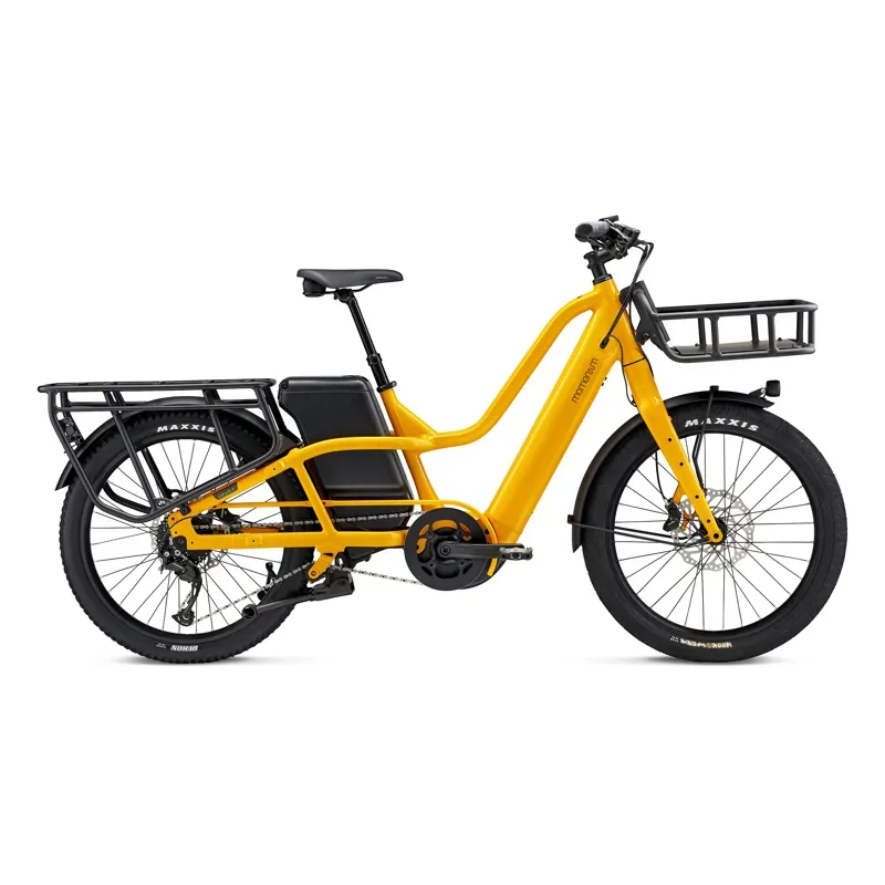 Momentum PakYak E+ Cargo eBike in Bumblebee