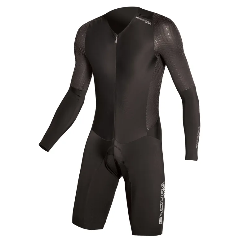 Endura D2Z SST Encapsulator Long Sleeve TT Skin Suit in Black-10