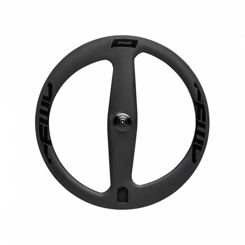 Falcon TT/TRI Tubular Rear Black 2 spoke rim brake