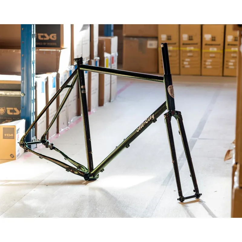 All-City Space Horse Disc Frameset Blue Blue-4