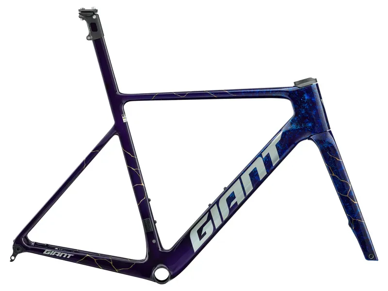 Giant Propel Advanced SL Road Bike Frameset in Kintsugi Blue/Chrome