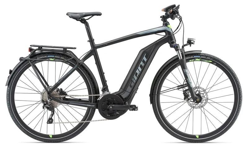 2018 Giant Explore E+ 1 Aluminium Electric Bike in Black