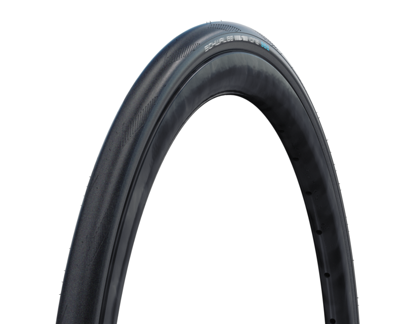 Schwalbe One 365 Performance Road Race Tyre In Black/Reflex (folding) BLACK/REF 700 x