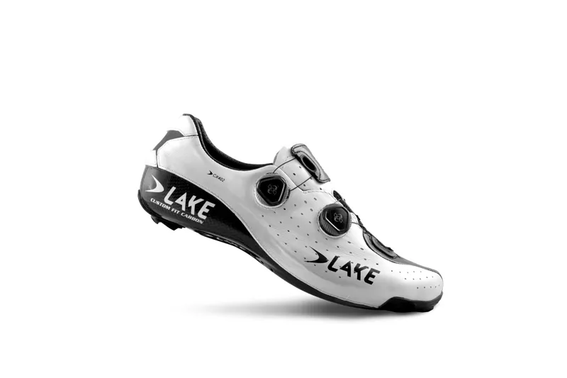 Lake CX402 CFC Carbon Road Shoes in White
