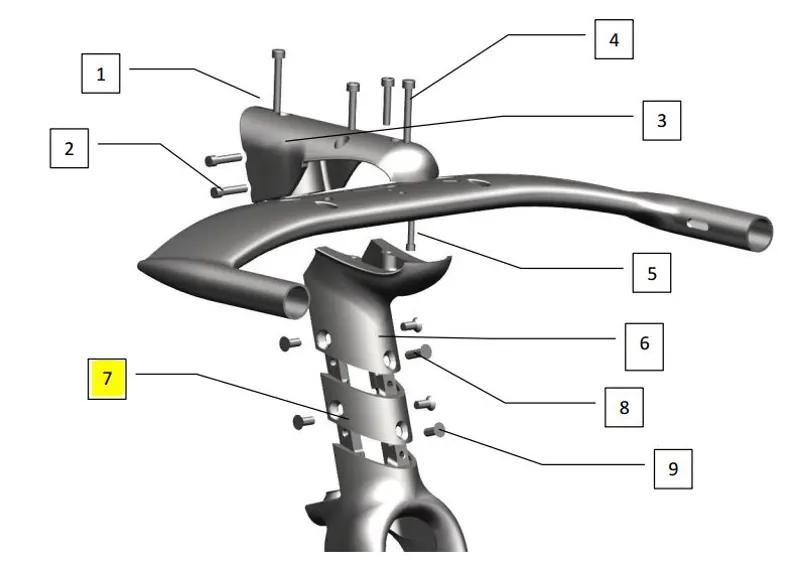 HD WASHER SPACER Trinity Avow STEM BOTTOM SPACER