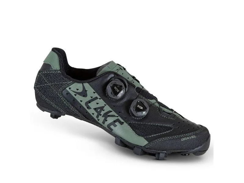 Lake GX238 Gravel Shoe in Beetle Black-1