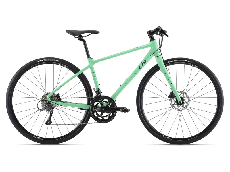 2021 Liv Thrive 3 Womens Flat Bar Road Bike in Green
