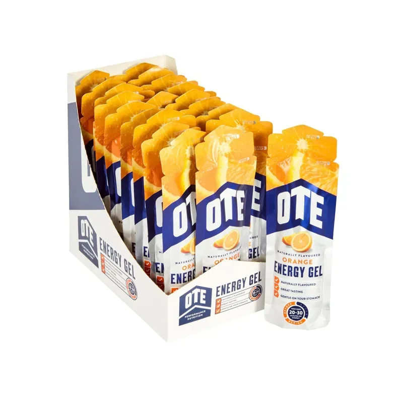 Our Brand New Apple Energy Gel has been designed to provide quick release energy during exercise. It also contains electrolytes to help replace the salts lost during sweating. One gel provides you with 20g of carbohydrates enough energy for 20 minutes of-1