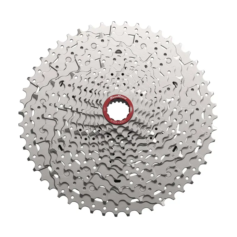 Sunrace CSMZ930 12-Speed 10-51-tooth MTB Microspline Cassette in Metallic Silver