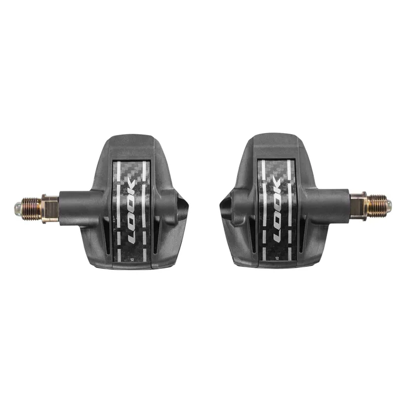 Look Keo Blade Carbon Power Dual Sided Powermeter Pedals Black-2