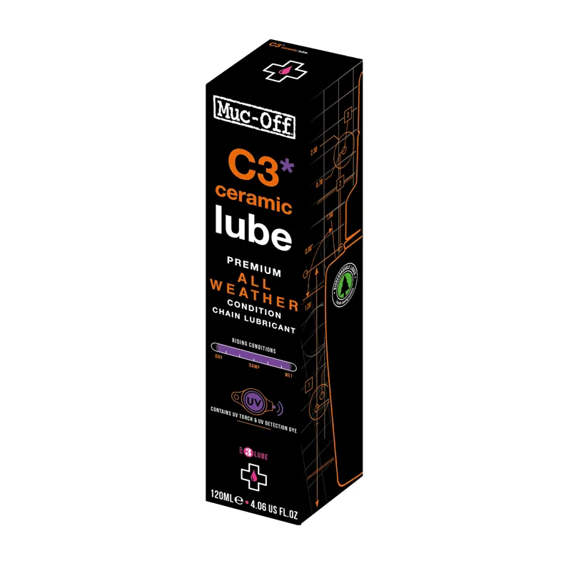 MUC-OFF C3 Ceramic All Weather Bicycle Lube 120ml-1