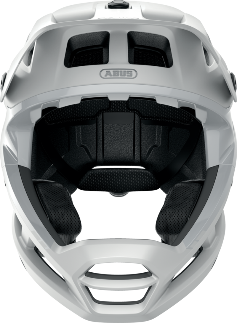 AbusAirDrop MIPS MTB Full Face Elite Helmet in Polar White-3