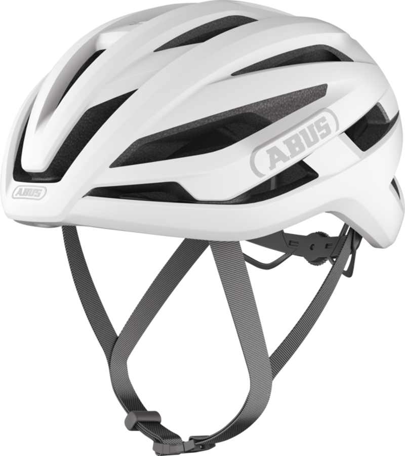 ABUS Stormchaser ACE Road Helmet in Polar White-5