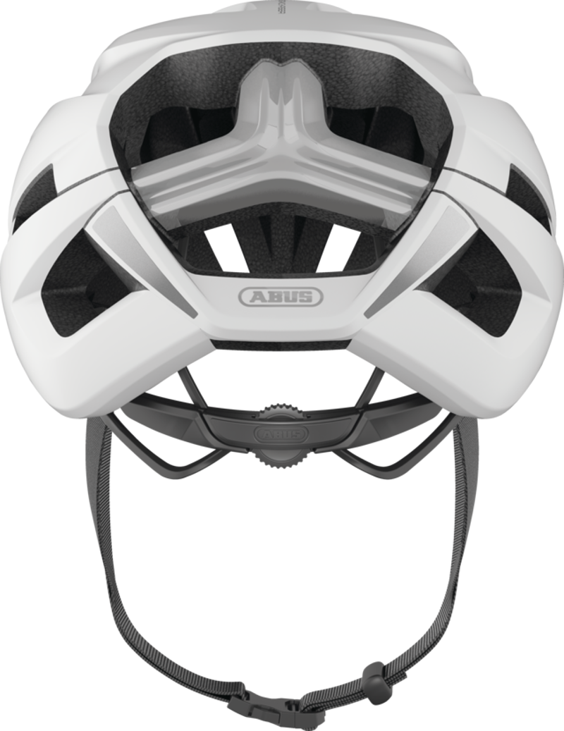 ABUS Stormchaser ACE Road Helmet in Polar White-3