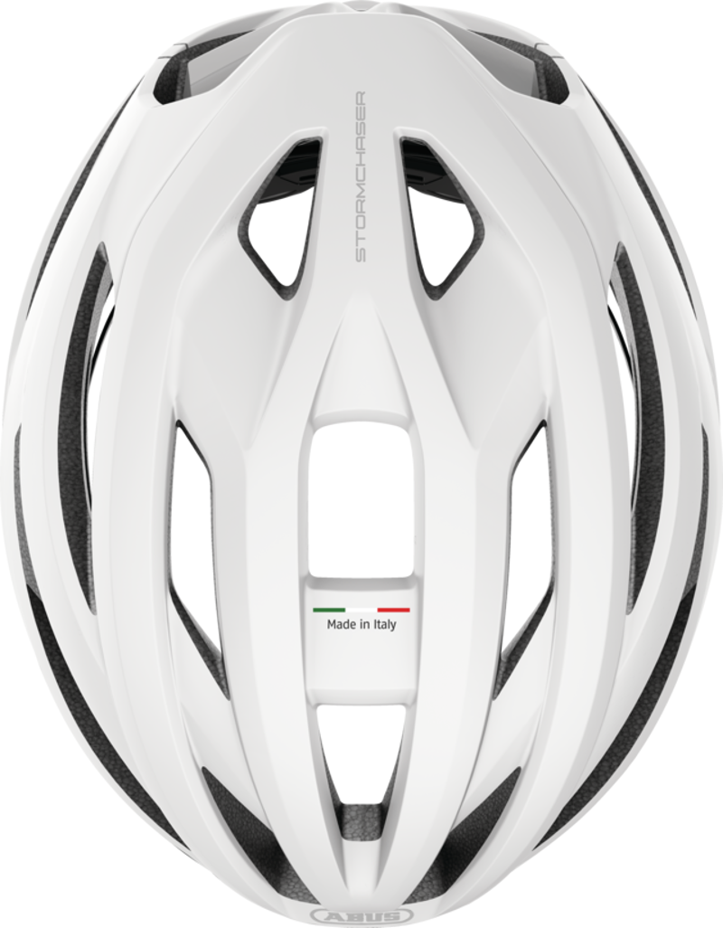 ABUS Stormchaser ACE Road Helmet in Polar White-1