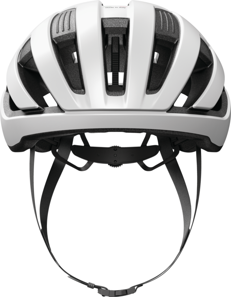 ABUS Wingback Road Helmet In Polar Made In Italy WHITE -2