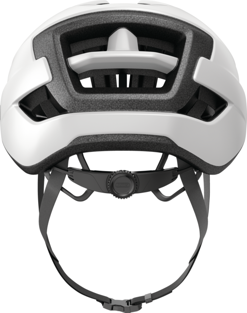 ABUS Wingback Road Helmet In Polar Made In Italy WHITE -3
