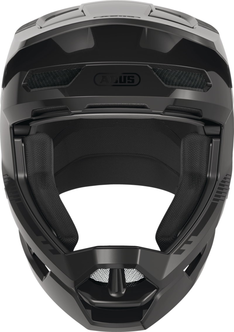ABUS HiDrop MTB Full Face Helmet In Shiny BLACK-2