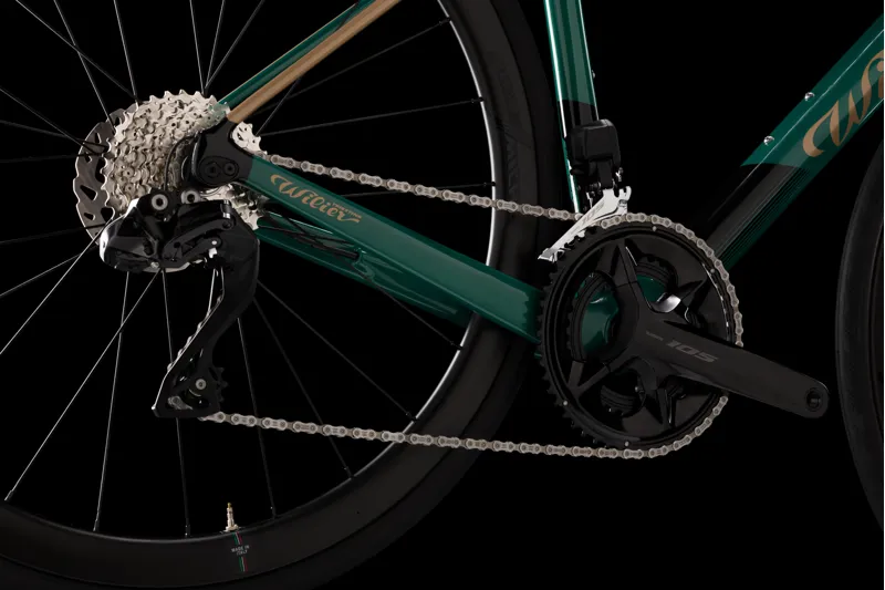 Wilier GARDA RIVAL AXS SWR40 GREEN GOLD GLOSSY-1