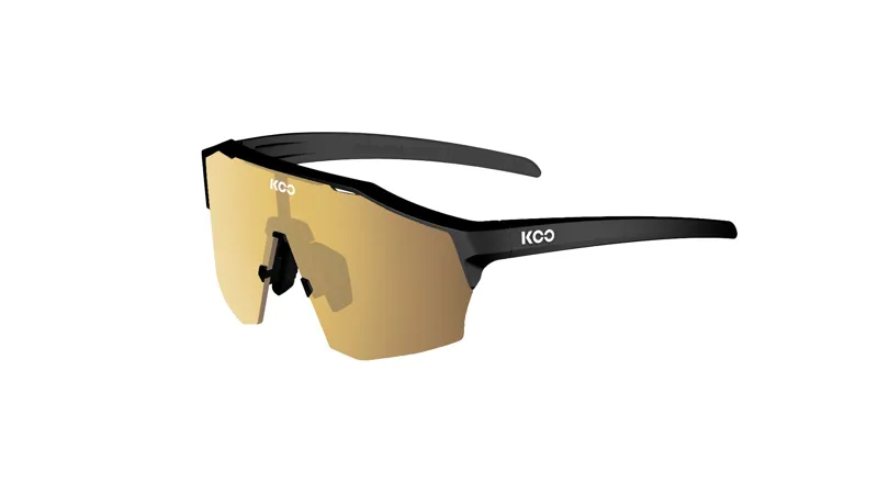 Koo Alibi Strade Bianche Matt Black Frame Sunrise Mirror Lenses