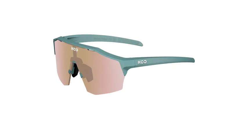 Koo Alibi Matt Harbor Blue Frame Copper Mirror Lenses