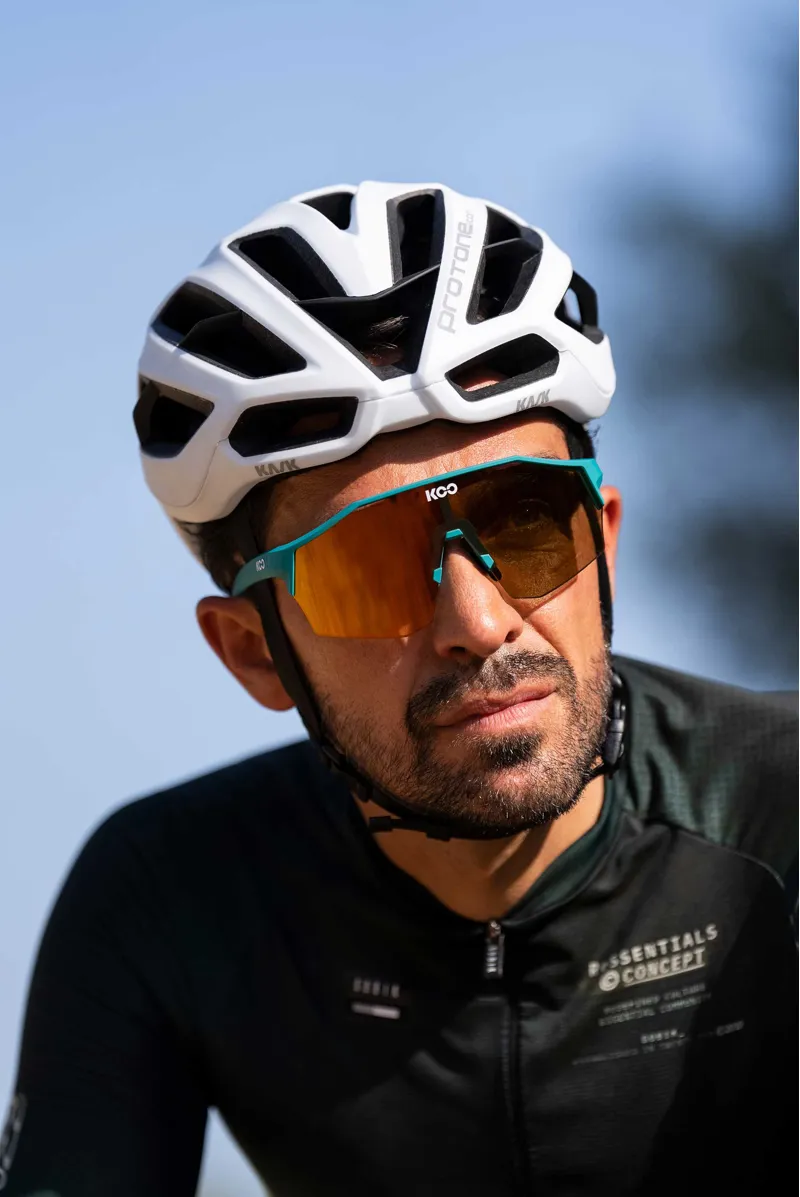 Koo Alibi Strade Bianche Matt Black Frame Sunrise Mirror Lenses