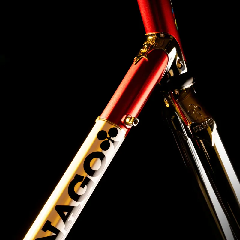 2018 Colnago Master X-Light Steel Road Bike Frame Set in Red-4