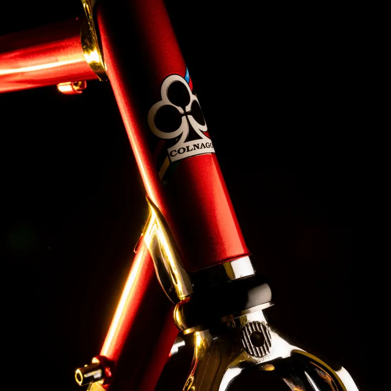 2018 Colnago Master X-Light Steel Road Bike Frame Set in Red-6