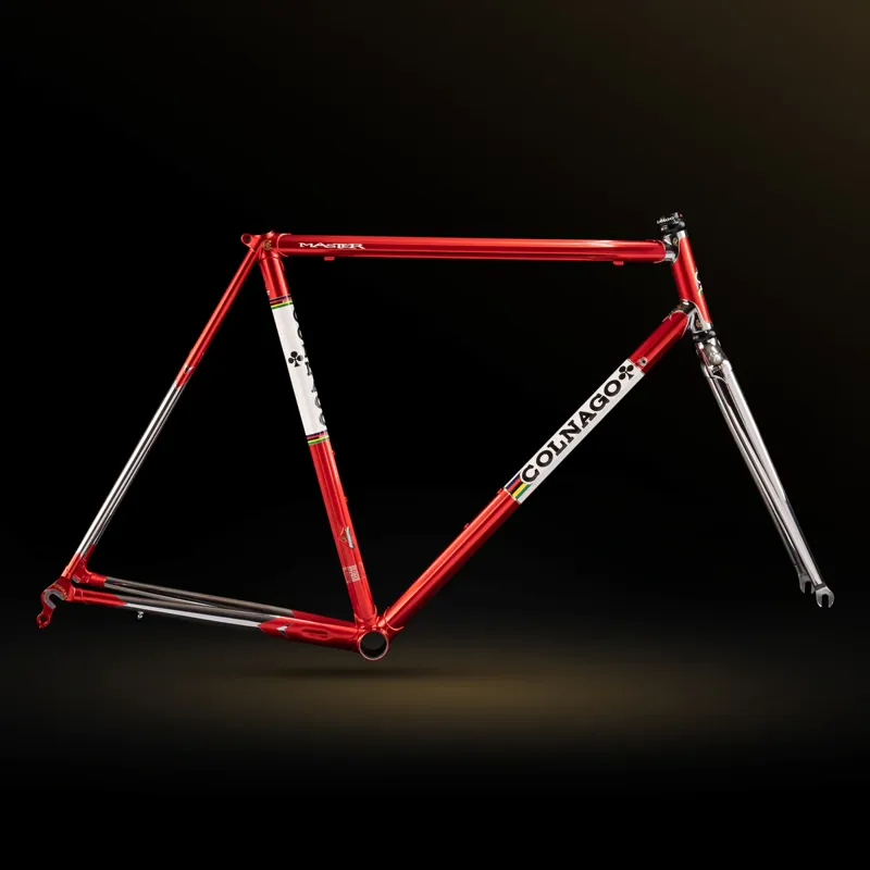 2018 Colnago Master X-Light Steel Road Bike Frame Set in Red-2