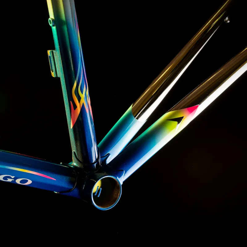 2018 Colnago Master X-Light Steel Road Bike Frame Set in Blue-2