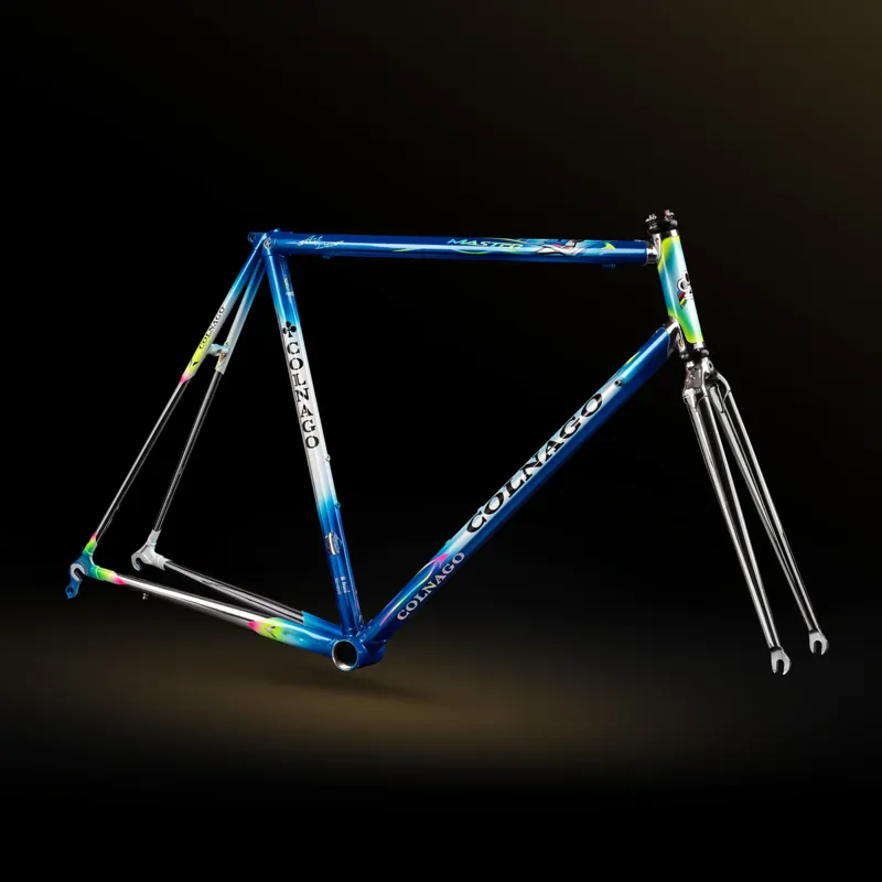 2018 Colnago Master X-Light Steel Road Bike Frame Set in Blue-1