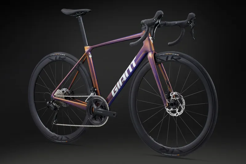 Giant TCR Advanced Pro 2 Road Bike In Gloss Meteor Storm/White-10