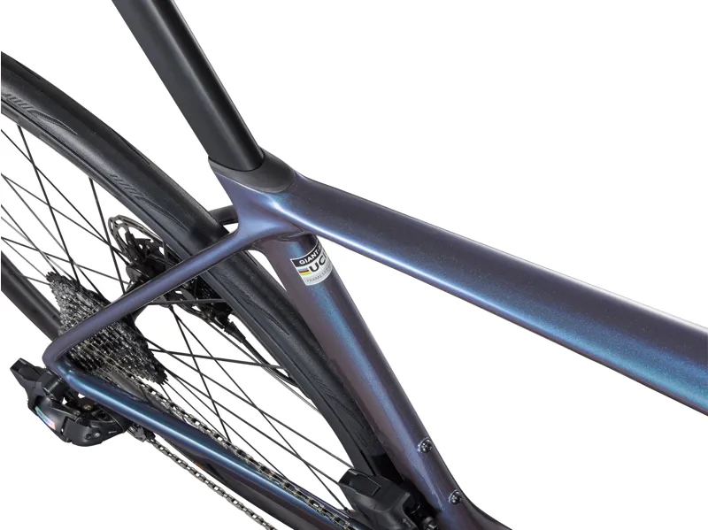 Giant TCR Advanced 0-AXS Road Bike In Gloss Frost Silver/Cold Iron-3